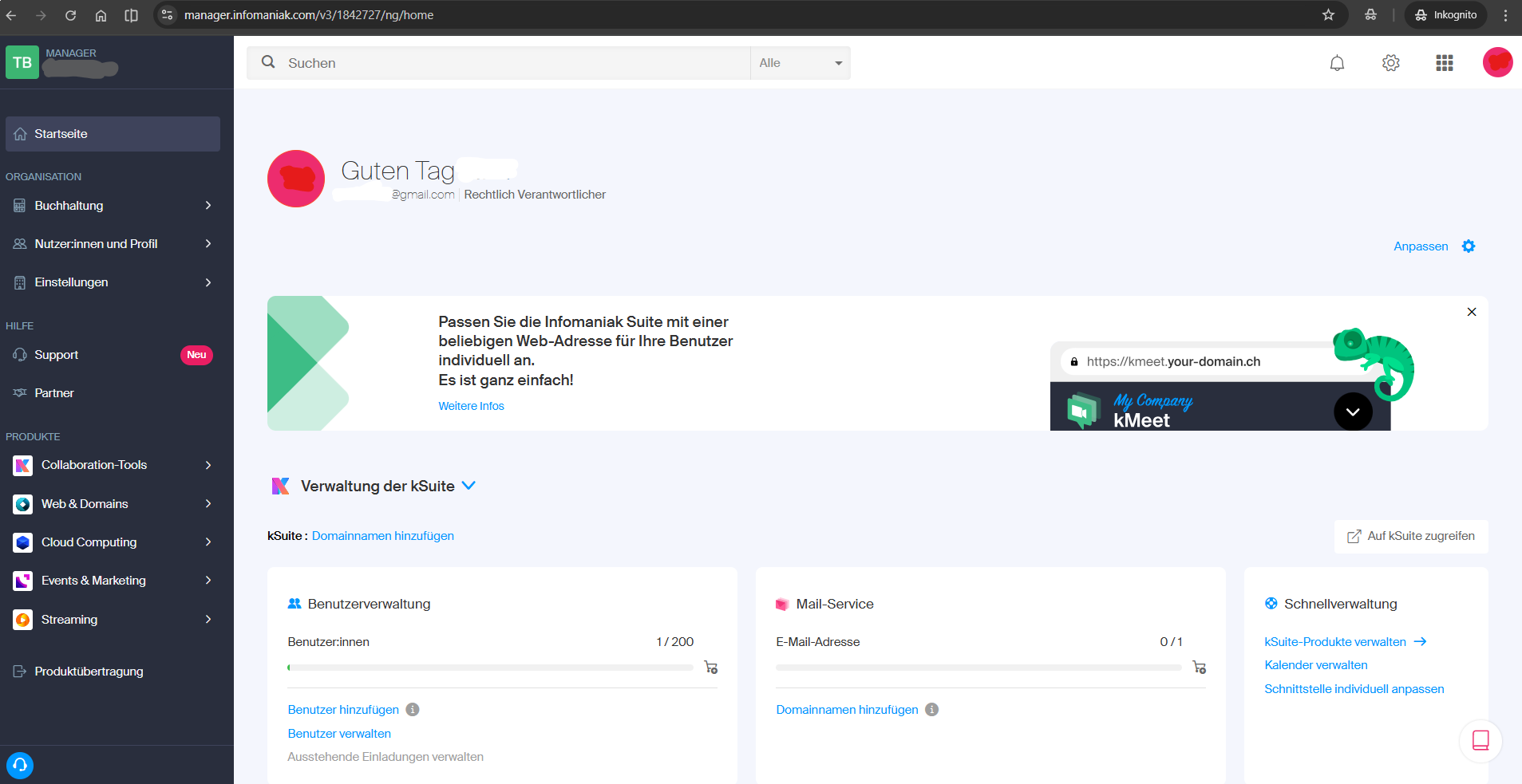 Desktop kSuite Manager